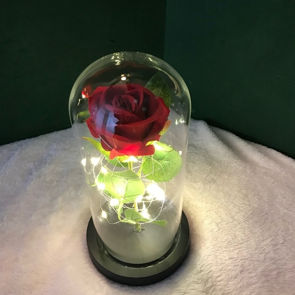 Just For You Eternal Preserved Rose In Glass Dome Happy Mothers Day Anniversary - Picture 4 of 13